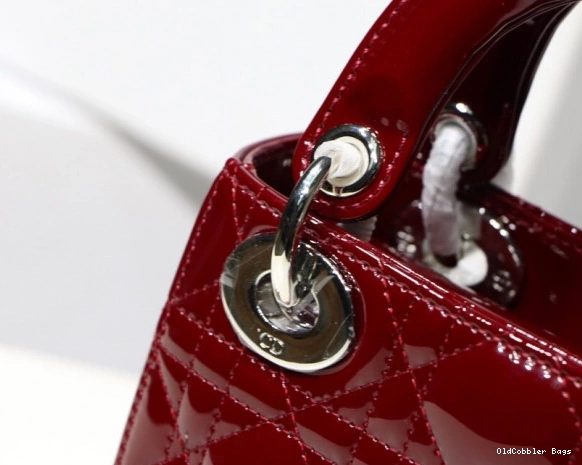 OldCobbler Bags Cow patent Mini Diro With leather Lady 0813